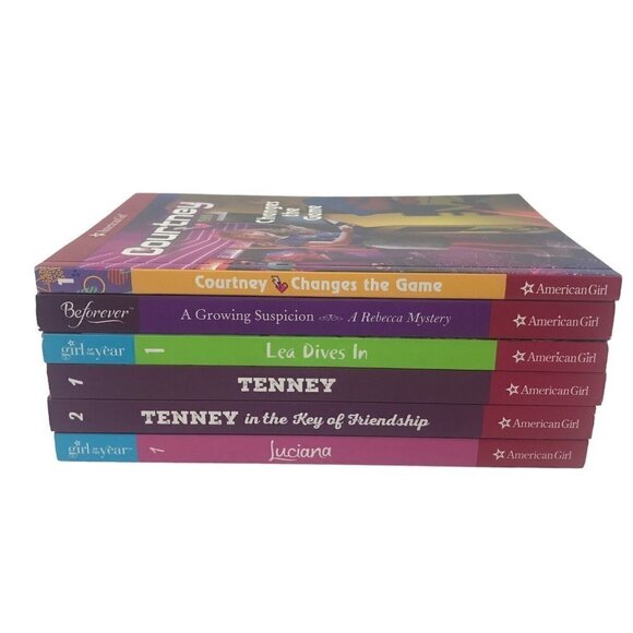 American Girls Paperback Book Lot of 6 Tenney Lucianna Lea Courtney Beforever 8+ - Picture 3 of 13
